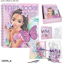 Top Model spalvinimo knyga "Sequins Fairy Love" - Nėra Autoriaus