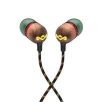 Marley Wired Earbuds | Smile Jamaica | Built-in microphone | USB Type-C | Rasta