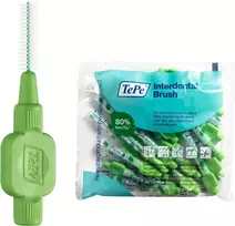 TePe tarpdančių šepetėliai, 0,8 mm (5), žali, 25 vnt.