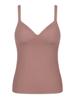 Sloggi - Sloggi Zero Feel 2.0 The Up Bra Shirt - Liemenėlė - Ruda