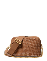 Michael Kors - Md Dblzp Chn Camera Xbody - Rankinė per petį - Ruda