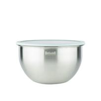 Nerūdijančio plieno dubuo su stikliniu dangčiu UNIWELL, 16 cm