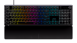 Žaidumų klaviatūra CORSAIR Skiff 100 Plus, RGB, juoda