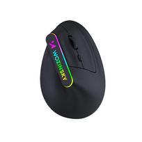 Wozinsky WMG-1164 Wireless Vertical Ergonomic Gaming Mouse 3600 DPI with RGB Backlight - Black
