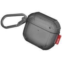 Case Skinarma Mecha CE for AirPods 4 smoke
