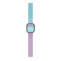 Moft Snap Duo Strap for Apple Watch 1-5/6/7/8/9/10/11/SE/SE 2/SE 3 (38/40/41/42 mm) navy peony/aqua