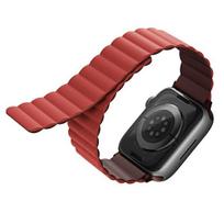 UNIQ Revix Strap Apple Watch Series 1/2/3/4/5/6/7/8/SE/SE2 38/40/41mm Reversible Magnetic maroon-cor
