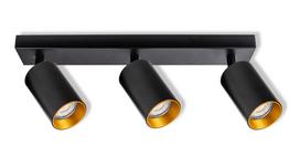 Taškinis šviestuvas OSRAM SPOT ETERNAL, GU10, 3x6W, juodos/aukso sp, 37x15x6cm