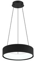Pakabinamas LED šviestuvas GLOBO KEMP, 45W, CCT 2700/4000/6000K, 5625lm, juodos sp, ø46x120cm