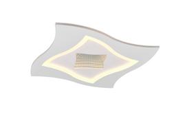 Lubinis LED šviestuvas TRIO KLINT, 21W, 2700 - 6500K, RGB, 2350lm, DIM, 3D, 50x50x6cm, su pultu