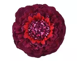 Kalėdinė dekoracija FLOWER SUN, raudonos sp., 3 x 10 cm, 1 vnt