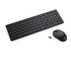 DELL Pro Compact Silent klaviatūra ir pelė - KM555 - Pan-Nordic (QWERTY)