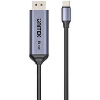 Unitek Dwukierunkowy kabel USB-C - DisplayPort 16K | 80Gbps | HDR | 1.8m V1441AGY01