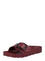 BIRKENSTOCK Šlepetės 'Madrid' vyno raudona spalva