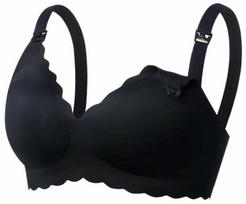 Liemenėlė maitinančioms Momcozy Seamless Support Floral YN46, juoda sp., -, S