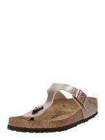 BIRKENSTOCK Šlepetės per pirštą 'Gizeh' rožinio aukso spalva