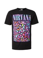 AMPLIFIED Marškinėliai 'NIRVANA - NEON FLOWERS' mišrios spalvos / juoda