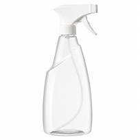 Plastikinis butelis su purkštuku, 750 ml