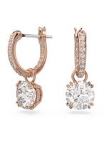 Swarovski Auskarai 'Stilla' rožinio aukso spalva / skaidri spalva