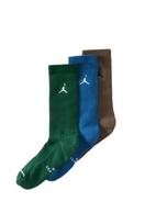 Jordan Kojinės turkio spalva / tamsiai ruda / tamsiai žalia / balta