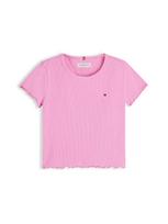 TOMMY HILFIGER Marškinėliai 'Essential Extra Slim Short Sleeve' rožių spalva