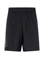 UNDER ARMOUR Sportinės kelnės 'Wordmark' juoda / balta
