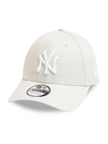 NEW ERA Kepurė 'LEAGUE ESS 9FORTY NEYYAN' gelsvai pilka spalva / juoda / balta