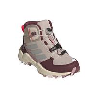 ADIDAS TERREX Auliniai batai 'AX4R' mokos spalva / tamsiai ruda / sidabro pilka / rausvai violetinė spalva