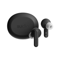 Sudio Earbuds | A3 Pro | Bluetooth | In-ear | Microphone | Cloudy Black | Noise canceling | Wireless