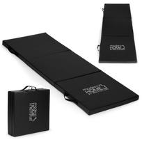 Sulankstomas gimnastikos čiužinys MOVEPRO 182x60x5 cm, juodas