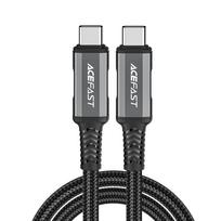Acefast C1-09 USB-C į USB-C USB4 laidas 240W 1m, Pilkas/juodas