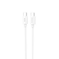 Dudao L4C USB-C į USB-C laidas 30W 1.2m, Baltas