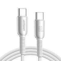 Joyroom S-A51 USB-C į USB-C laidas 60W 1.2m šviesiai pilkas