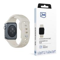 3mk silikoninis dirželis Apple Watch 42/44/45/49mm smėlio