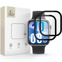 Tech-Protect Glass Flex+ hibridinis apsauginis stiklas Huawei Watch Fit 3 / 4, 2 vnt., juodas