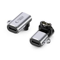 Tech-Protect Ultraboost kampinis USB-C adapteris Garmin laikrodžiui, pilkas