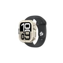 AmazingThing Titan Pro aliumininis dėklas Apple Watch 11 46mm, titano spalva