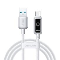 Joyroom S-A55 StarFlight USB-A į USB-C laidas 66W 1.2m, baltas