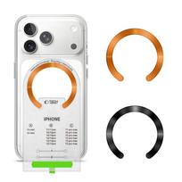 Magnetinis žiedas Tech-Protect MMP-210 MagSafe, 2 vnt., oranžinis / juodas