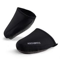 Rockbros LF1030 vėjui atsparūs dviračių batų noselių apmovai 39-45 cm, juodi