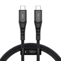 Tech-Protect Ultraboost UB11T USB-C / USB-C laidas 240W 100 cm - Juodas