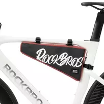 Rockbros G008 dviračio rėmo trikampis krepšys XL 1.9L, juodas/raudonas