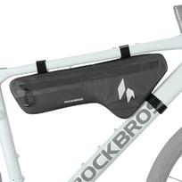 Vandeniui atsparus dviračio rėmo krepšys Rockbros AS-152 1.9L, juodas