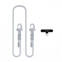 Telefono virvelė Tech-Protect C5SD Rope CrossBody, pilka