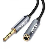 Choetech garso prailginimo laidas AUX 3.5 mm M-F 2 m, juodas