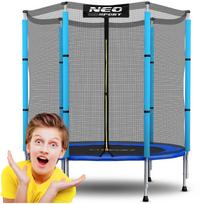 Neo-Sport Ns-04Z200F sodo batutas su išoriniu tinklu 140 cm