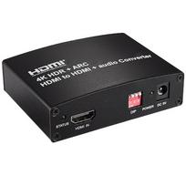 HDMI garso ekstraktorius, HDMI į HDMI + garsas, 4K 60Hz