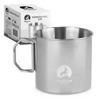 Plieninis turistinis puodelis Mountain Goat 500 ml