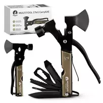 Daugiafunkcis stovyklavimo įrankis 17in1 CarryAXE Mountain Goat, juodas