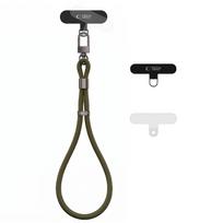 Telefono riešo dirželis Tech-Protect C11S Rope, tamsiai žalias